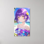  anime kunst. canvas afdruk (Voorkant)