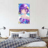  anime kunst. canvas afdruk (Insitu (Slaapkamer))