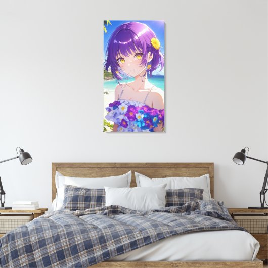  anime kunst. canvas afdruk (Insitu (Slaapkamer))