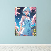 anime kunst. canvas afdruk (Insitu (Houten vloer))