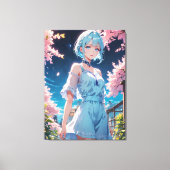  anime kunst. canvas afdruk (Voorkant)
