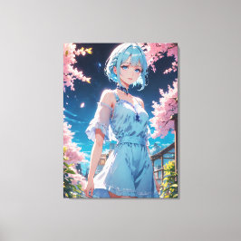  anime kunst. canvas afdruk