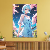  anime kunst. canvas afdruk (Insitu (Woonkamer))