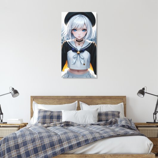  anime kunst. canvas afdruk (Insitu (Slaapkamer))