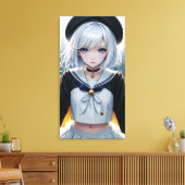  anime kunst. canvas afdruk (Insitu (Woonkamer))