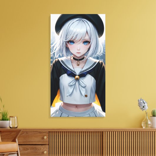  anime kunst. canvas afdruk (Insitu (Woonkamer))