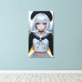  anime kunst. canvas afdruk (Insitu (Houten vloer))