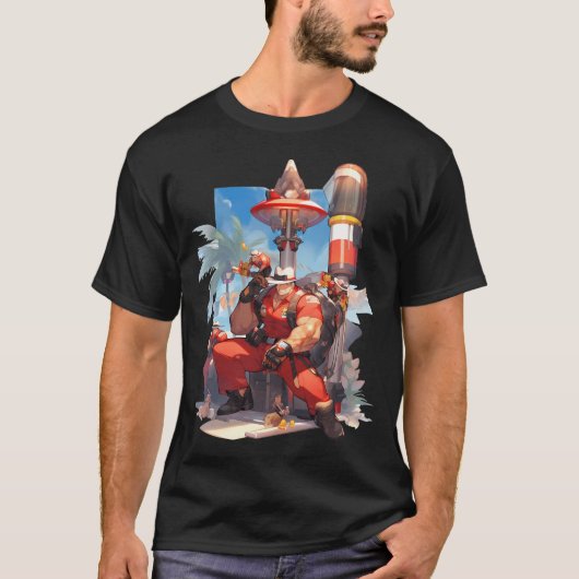 Anime Kunstwerk van Safe Guard T-shirt (Voorkant)