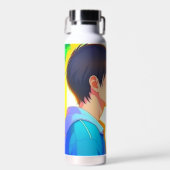 Anime Kus | Nieuwe Liefde Waterfles (Voorkant)