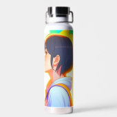 Anime Kus | Nieuwe Liefde Waterfles (Achterkant)