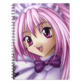 Anime-laptopcode Notitieboek (Voorkant)