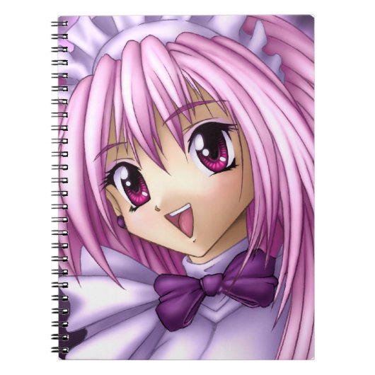 Anime-laptopcode Notitieboek (Voorkant)