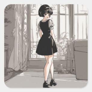  anime lbd Sticker anime elegantie ontketend