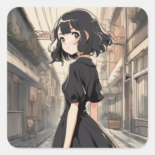  anime LBD Sticker - anime revival (Voorkant)