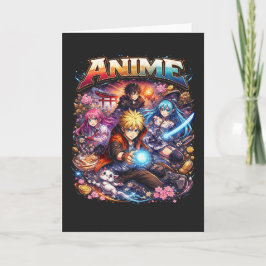 Anime Legends Feestdagen Kaart