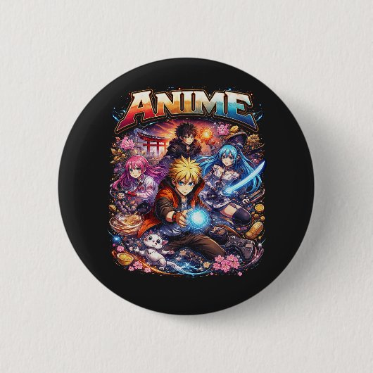 Anime Legends Ronde Button 5,7 Cm (Voorkant)