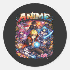 Anime Legends Ronde Sticker