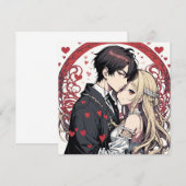 Anime-liefde Kaart (Voorkant / Achterkant)