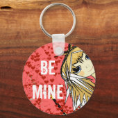 Anime Liefde - Personaliseer - Sleutelhanger (Voorkant)