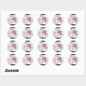 ANIME LIEFDE RONDE STICKER (Vel)
