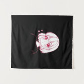 "Anime Liefdesvibes" Wandkleed (Voorkant (horizontaal))