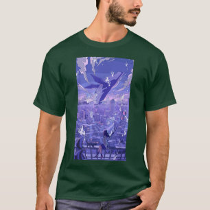 Anime Lofi Girl Retro 90s esthetische Japanse otak T-shirt