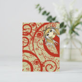 Anime Love- Personalize Briefkaart (Staand voorkant)