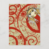 Anime Love- Personalize Briefkaart (Voorkant)