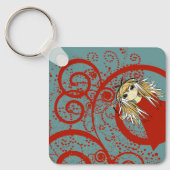 Anime Love - Personalize - Sleutelhanger (Voorkant)
