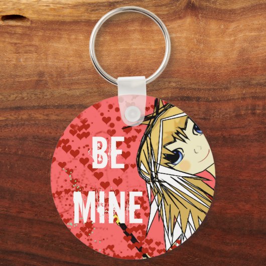 Anime Love - Personalize - Sleutelhanger (Voorkant)