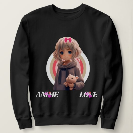 Anime Love Sweatshirt - (Design voorkant)