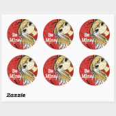 Anime Love - wees mijn Ronde Sticker (Vel)