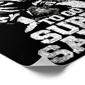 Anime Lover Bodybuilder Funny Workout Fitness Gym Poster (Hoek)