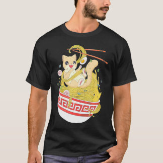 Anime Lover Kawaii Stuff Bowl Ramen Noodle Japans T-shirt