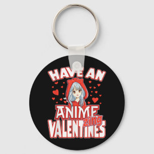 Anime Lover Valentijnsdag Kinder Tiener Volwassene Sleutelhanger