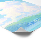 Anime lucht landschap poster (Hoek)