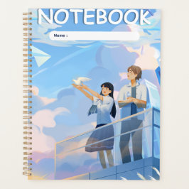 Anime Lucht "Notitieboek" | Vreedzame Studentmomen Planner