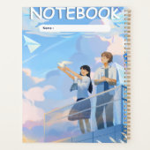 Anime Lucht "Notitieboek" | Vreedzame Studentmomen Planner (Achterkant)