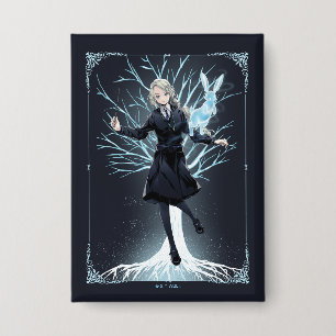 Anime Luna Lovegood's Konijn Patronus Button