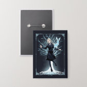 Anime Luna Lovegood's Konijn Patronus Button (Voorkant / Achterkant)