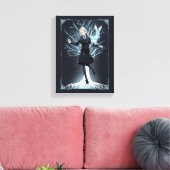 Anime Luna Lovegood's Konijn Patronus Canvas Afdruk (Insitu (Woonkamer))