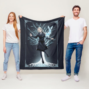 Anime Luna Lovegood's Konijn Patronus Fleece Deken