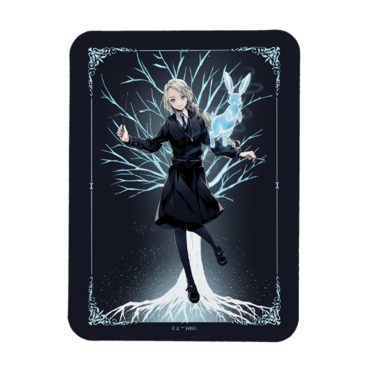 Anime Luna Lovegood's Konijn Patronus Magneet (Verticaal)