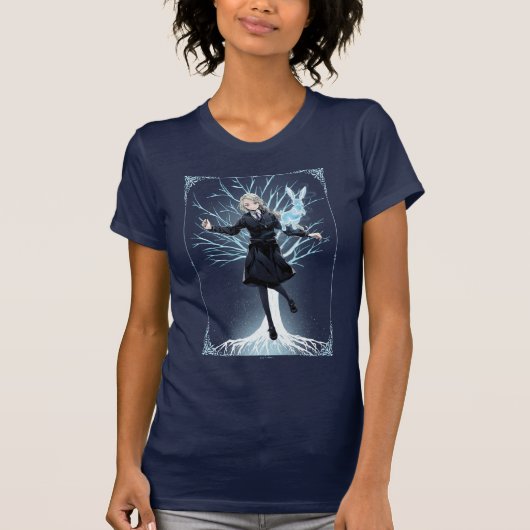 Anime Luna Lovegood's Konijn Patronus T-shirt (Voorkant)