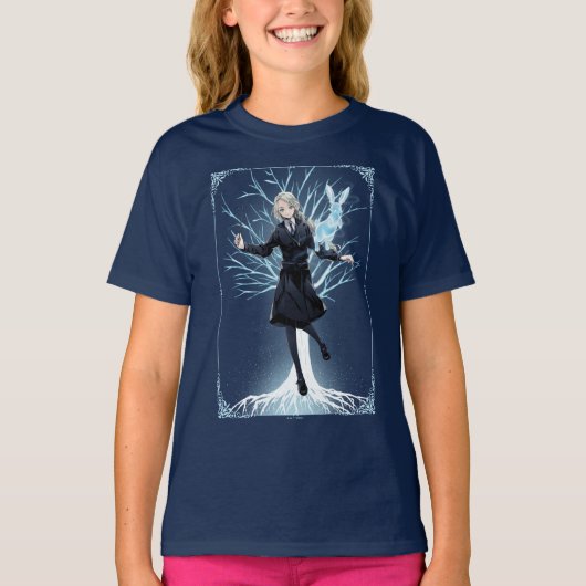 Anime Luna Lovegood's Konijn Patronus T-shirt (Voorkant)
