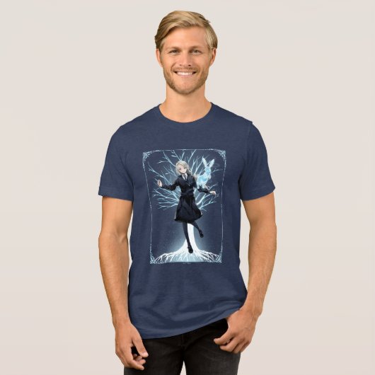 Anime Luna Lovegood's Konijn Patronus Tri-Blend Shirt (Voorkant volledig)