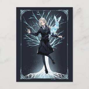 Anime Luna Lovegoods Patronus is een konijn Briefkaart