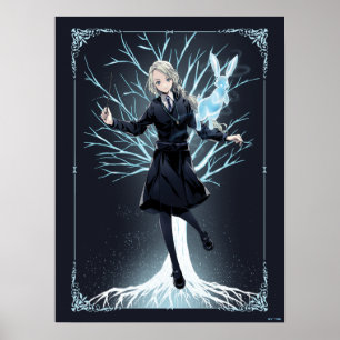 Anime Luna Lovegoods Patronus is een konijn Poster