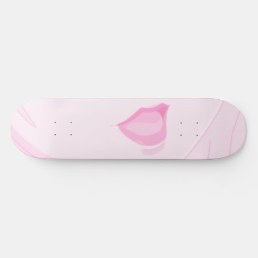 Anime Lush Lips Skateboard Deck (Horizontaal)