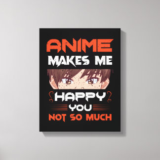 Anime maakt me blij dat je niet zo veel canvas afdruk